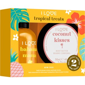 Bild på I LOVE Miniature Treat Box: Tropical Treats 100 ml + 50 ml