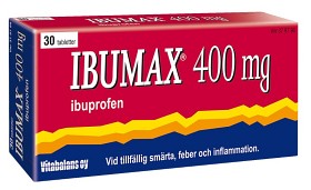 Bild på Ibumax filmdragerad tablett 400 mg 30 st