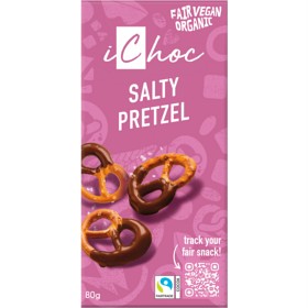 Bild på iChoc Salty Pretzel Vegan 80 g