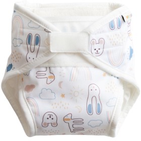 Bild på Vimse All-in-One Diaper White Teddy
