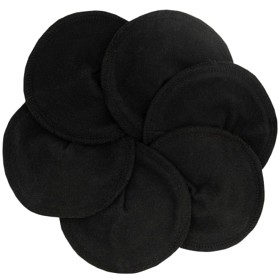 Bild på Imse Nursing Pads Organic Cotton Black 6 st