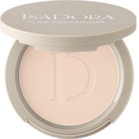 Bild på IsaDora The No Compromise Matte Longwear Powder 61 Cool Ivory