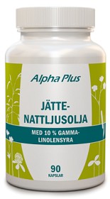 Bild på Alpha Plus Jättenattljusolja 90 kapslar