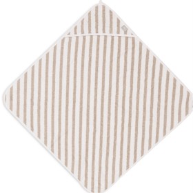 Bild på Jollein Badcape Stripe Terry Olive Green GOTS