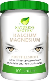 Bild på Naturens Apotek Kalcium Magnesium 100 tabletter