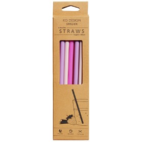 Bild på KG Design Sugrör i silikon Pink Mix