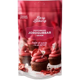 Bild på Khoisan Gourmet Frystorkade jordgubbar i skivor 25 g