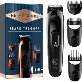 Bild på King C. Gillette Skäggtrimmer sladdlös 3 olika kammar