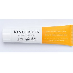 Bild på Kingfisher Tandkräm Baking Soda Mint (utan fluor) 100 ml