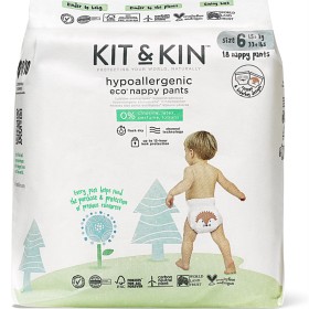 Bild på Kit & Kin Eco Nappy Pants Size 6 (15+kg) 18 st