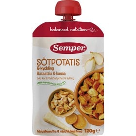 Bild på Klämmis Sötpotatis & Kyckling 6 m