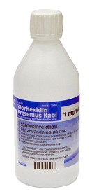 Bild på Klorhexidin Fresenius Kabi, kutan lösning 1 mg/ml 250 ml