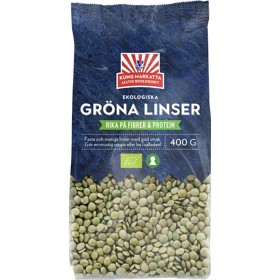 Bild på Kung Markatta Gröna Linser KRAV 400 g