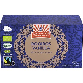 Bild på Kung Markatta Te Rooibos Vanilj 20 tepåsar