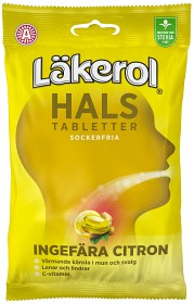 Bild på Läkerol Hals Ingefära Citron 65 g