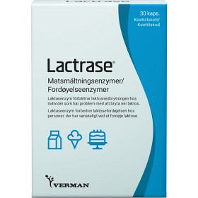 Bild på Lactrase laktasenzym 30 kapslar