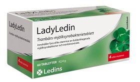 Bild på LadyLedin Tranbärs-mjölksyrabakterietablett 60 st
