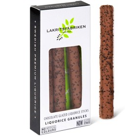 Bild på Lakritsfabriken Liquorice Sticks Milk Chocolate + Granules 3 st