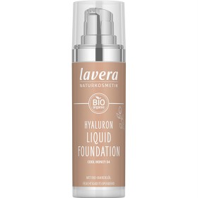 Bild på Lavera Hyaluron Liquid Foundation Cool Honey 04, 30 ml