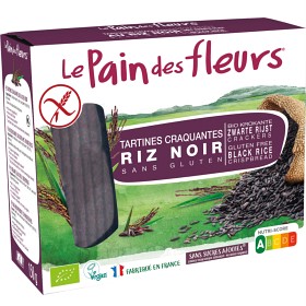 Bild på Le Pain Des Fleurs Knäckebröd Svart Ris 150 g