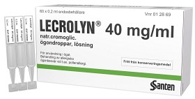Bild på Lecrolyn ögondroppar endosbehållare 40 mg/ml 60 x 1 dos(er)