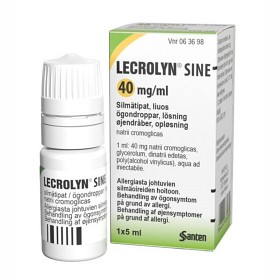 Bild på Lecrolyn sine ögondroppar 40 mg/ml 5 ml