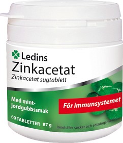 Bild på Ledins Zinkacetat 60 tabletter