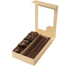 Bild på Lenoites Heatless Curling Rods with Caps 3-Pack Set, Brown