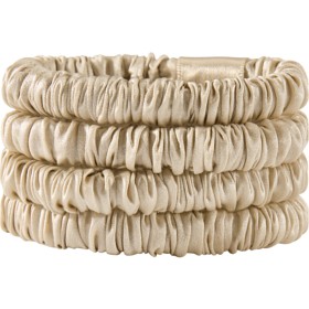 Bild på Lenoites Mulberry Silk Skinny Scrunchies, Beige
