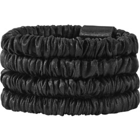 Bild på Lenoites Mulberry Silk Skinny Scrunchies, Black