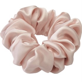 Bild på Lenoites Scrunchie i siden Pärlrosa