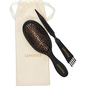 Bild på Lenoites Wild Boar Hair Brush with Cleaning Tool