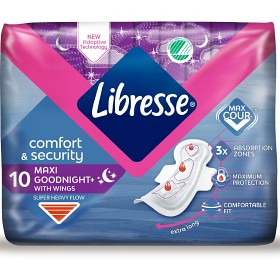 Bild på Libresse Maxi Goodnight 10 st