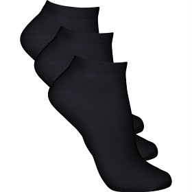 Bild på Life Wear Bambustrumpa Kort skaft Svart 3-pack