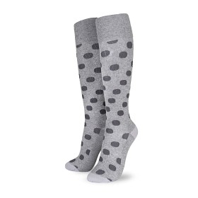 Bild på Life Wear Stödstrumpa Klass 1 Mönstrad Grey Dots