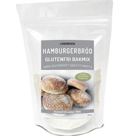 Bild på Lindroos Glutenfri Bakmix Hamburgerbröd 340 g
