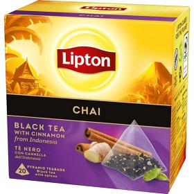 Bild på Lipton Svart Pyramidte Chai 20 tepåsar