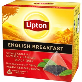 Bild på Lipton Svart Pyramidte English Breakfast 20 tepåsar