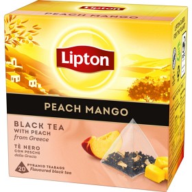 Bild på Lipton Svart Pyramidte Peach Mango 20 tepåsar