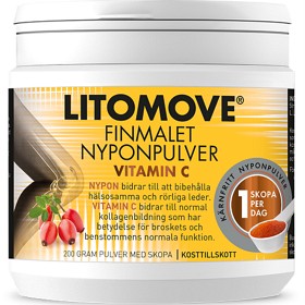 Bild på Litomove Nyponpulver Vitamin C 200 g