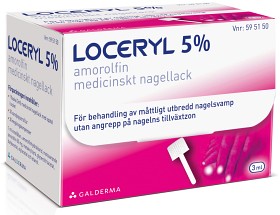 Bild på Loceryl medicinskt nagellack 5% 3 ml
