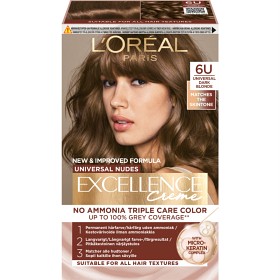 Bild på L'Oréal Paris Excellence Universal Nudes 6U Universal Dark Blonde