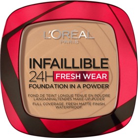 Bild på L'Oréal Paris Infaillible 24h Fresh Wear Powder Foundation Amber 300