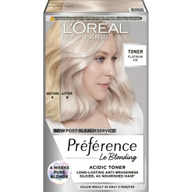 Bild på L'Oréal Paris Préférence Le Blonding Toner Platinum Ice