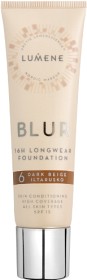 Bild på Lumene Blur 16H Longwear Foundation 6 Dark Beige 30 ml
