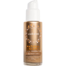 Bild på Lumene Natural Glow Fluid Foundation SPF20, 5 Deep Tan 30 ml