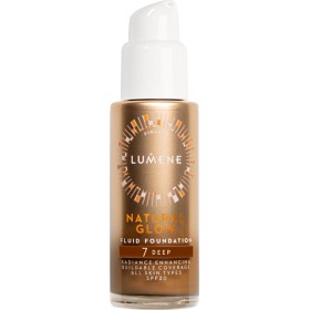 Bild på Lumene Natural Glow Fluid Foundation SPF20, 7 Deep 30 ml