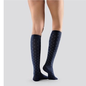 Bild på Mabs Cotton Knee Navy Dotted Small