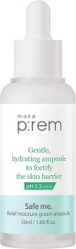 Bild på Make p:rem Safe Me. Relief Moisture Green Ampoule 50 ml