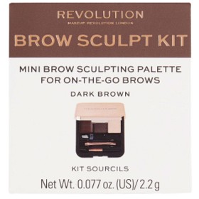 Bild på Makeup Revolution Brow Sculpt Kit Dark Brown